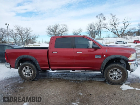 2012 Ram 2500 Laramie Longhorn with VIN 3C6UD5GLXCG236438, listed as a IAAI auction lot 41718933 with 139,564 mi miles. Bid and sale history available at carsss.com. Image 13.