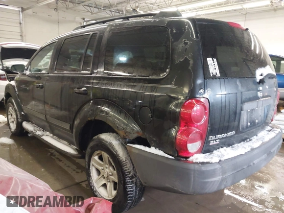 2005 Dodge Durango SXT with VIN 1D4HB38N15F610902, listed as a IAAI auction lot 41599584 with 175,661 mi miles and . Bid and sale history available at DreamBid. Image 3.