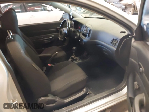 2008 Hyundai Accent GS with VIN KMHCM36C78U066341, listed as a IAAI auction lot 41377961 with 354,357 mi miles. Bid and sale history available at carsss.com. Image 5.