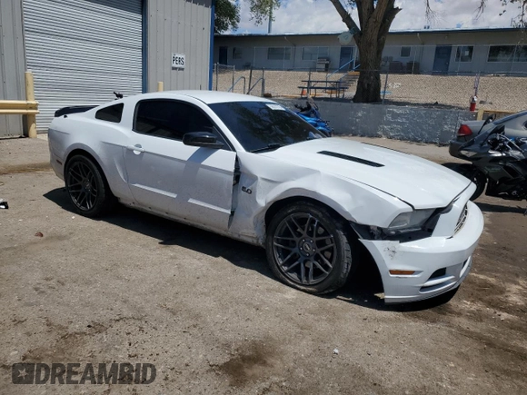 2014 Ford Mustang GT with VIN 1ZVBP8CF2E5237776, listed as a Copart auction lot 56317725 with 88,405 mi miles and Salvage title. Bid and sale history available at DreamBid. Image 4.