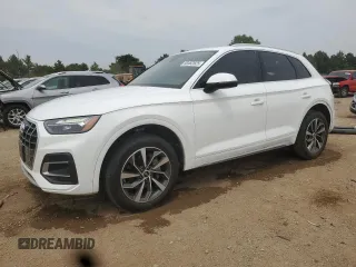 2021 Audi Q5 Premium Plus with VIN WA1BAAFY5M2071840, listed as a Copart auction lot 60482625 with 24,399 mi miles and Salvage title. Bid and sale history available at DreamBid. Image 1.