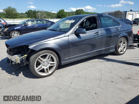 2011 Mercedes-Benz C 350 Sport with VIN WDDGF5GB8BF534211, listed as a Copart auction lot 58275125 with 45,100 mi miles and Salvage title. Bid and sale history available at DreamBid. Image 1.