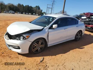 2016 Honda Accord Sport with VIN 1HGCR2F5XGA154643, listed as a Copart auction lot 47420295 with 115,944 mi miles and Salvage Title. Bid and sale history available at DreamBid. Image 1.
