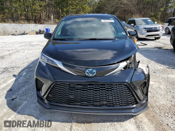 2022 Toyota Sienna XSE z VIN 5TDXRKECXNS123991, wystawiony jako Copart lot #46129125 z przebiegiem 74 317 mil mil oraz Szkoda całkowita • Salvage title. Historia ofert i sprzedaży dostępna na DreamBid. Obrazek 5.