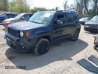 2016 Jeep Renegade Latitude with VIN ZACCJBBT0GPD04026, listed as a IAAI auction lot 42012920 with 182,076 mi miles. Bid and sale history available at carsss.com. Image 17.