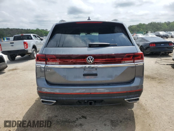 2025 Volkswagen Atlas SE with VIN 1V2WR2CA9SC540088, listed as a Copart auction lot 54500125 with 1,786 mi miles and Clean title. Bid and sale history available at DreamBid. Image 6.