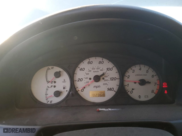 2002 Mazda Protege DX with VIN JM1BJ225420638667, listed as a Copart auction lot 83335814 with 182,368 mi miles and Salvage Title. Bid and sale history available at carsss.com. Image 9.
