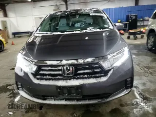 2021 Honda Odyssey EX-L with VIN 5FNRL6H76MB008520, listed as a Copart auction lot 45881615 with 45,964 mi miles and Salvage Title. Bid and sale history available at DreamBid. Image 12.