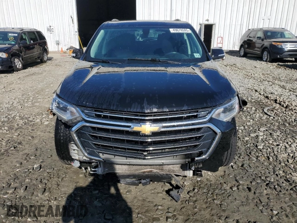 2021 Chevrolet Traverse LT Leather with VIN 1GNEVHKW3MJ196014, listed as a Copart auction lot 49678595 with 124,695 mi miles and Salvage Title. Bid and sale history available at carsss.com. Image 5.