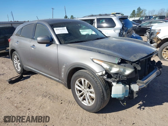 2011 Infiniti FX with VIN JN8AS1MU4BM712013, listed as a IAAI auction lot 41831161 with 180,615 mi miles and . Bid and sale history available at DreamBid. Image 1.