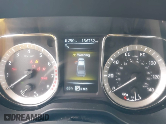 2018 Nissan Titan SV with VIN 1N6AA1E69JN500096, listed as a IAAI auction lot 41883390 with 136,752 mi miles and . Bid and sale history available at DreamBid. Image 7.