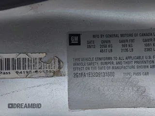 2013 Chevrolet Camaro LS с VIN 2G1FA1E32D9131600, выставлен на аукционе IAAI как лот 41742765 с пробегом 184 660 миль миль и . История ставок и продаж доступна на DreamBid. Изображение 9.