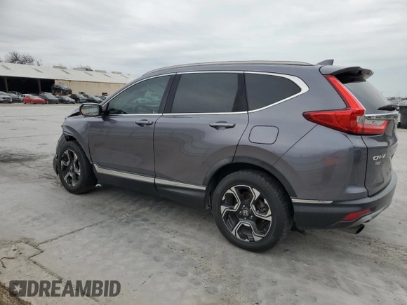 2017 Honda CR-V Touring with VIN 5J6RW2H97HL060219, listed as a Copart auction lot 45497645 with 144,724 mi miles and Salvage Title. Bid and sale history available at carsss.com. Image 2.