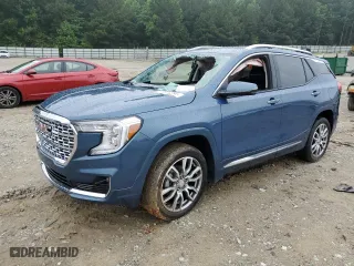 2024 GMC Terrain Denali with VIN 3GKALXEGXRL294070, listed as a Copart auction lot 57816284 with 216 mi miles and Salvage Title. Bid and sale history available at carsss.com. Image 1.