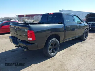2018 Ram 1500 Big Horn with VIN 1C6RR7LT5JS163638, listed as a IAAI auction lot 41844678 with 53,756 mi miles and . Bid and sale history available at DreamBid. Image 4.