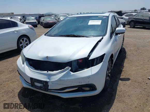 2014 Honda Civic Sedan EX-L with VIN 19XFB2F9XEE207189, listed as a IAAI auction lot 42095593 with 149,673 mi miles. Bid and sale history available at carsss.com. Image 6.