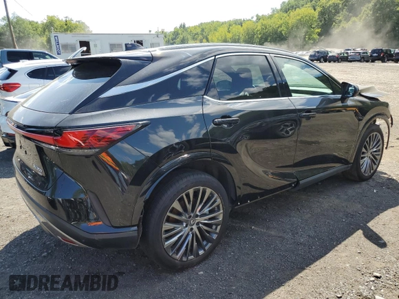 2024 Lexus RX with VIN 2T2BAMCA1RC044475, listed as a Copart auction lot 68661374 with 11,856 mi miles and Salvage Title. Bid and sale history available at carsss.com. Image 3.