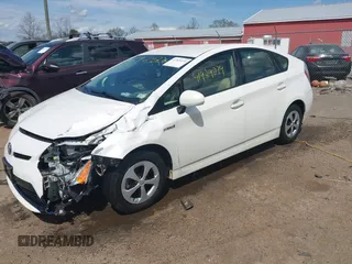 2013 Toyota Prius One with VIN JTDKN3DU6D5589962, listed as a IAAI auction lot 41929274 with 156,484 mi miles. Bid and sale history available at carsss.com. Image 18.