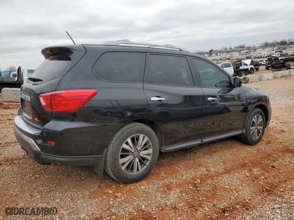 2017 Nissan Pathfinder SV with VIN 5N1DR2MN1HC639387, listed as a Copart auction lot 44416335 with 194,320 mi miles and Salvage Title. Bid and sale history available at carsss.com. Image 3.