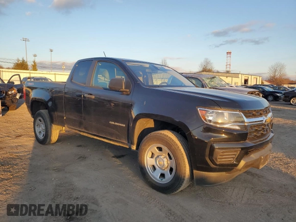 2021 Chevrolet Colorado 4WD Work Truck with VIN 1GCHTBEN5M1181798, listed as a Copart auction lot 82525004 with 38,705 mi miles and Salvage Title. Bid and sale history available at carsss.com. Image 4.