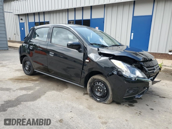 2021 Mitsubishi Mirage ES с VIN ML32AUHJXMH012614, выставлен на аукционе Copart как лот 60284465 с пробегом 8 446 миль миль и Списание • Salvage title. История ставок и продаж доступна на DreamBid. Изображение 4.