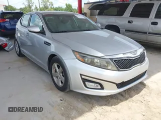2015 Kia Optima LX z VIN 5XXGM4A73FG434510, wystawiony jako IAAI lot #42531519 z przebiegiem 102 447 mil mil oraz . Historia ofert i sprzedaży dostępna na DreamBid. Obrazek 1.