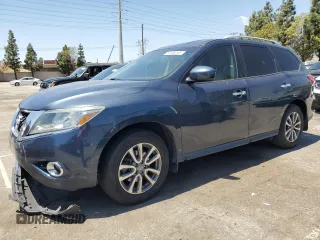 2016 Nissan Pathfinder S with VIN 5N1AR2MN6GC631481, listed as a Copart auction lot 56346185 with 175,650 mi miles and Clean title. Bid and sale history available at DreamBid. Image 1.