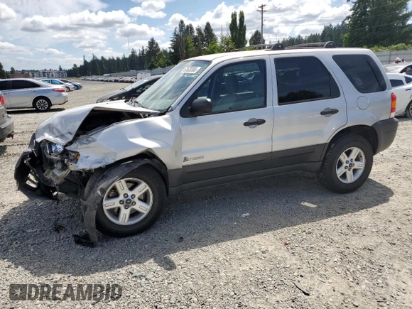 2006 Ford Escape Hybrid z VIN 1FMYU96H56KA48353, wystawiony jako Copart lot #63620365 z przebiegiem 165 223 mil mil oraz Szkoda całkowita • Salvage title. Historia ofert i sprzedaży dostępna na DreamBid. Obrazek 1.