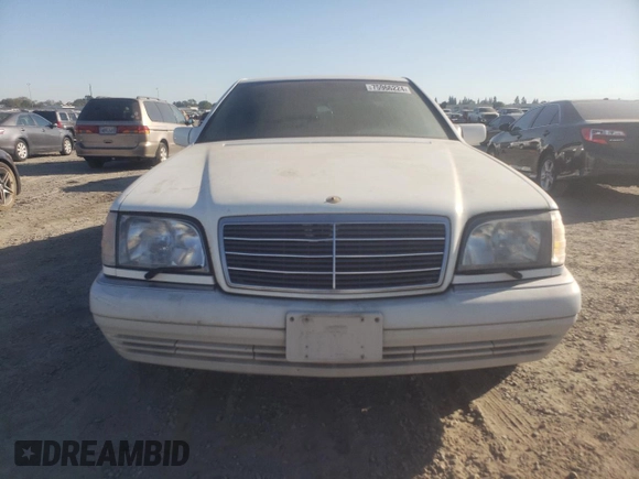 1995 Mercedes-Benz S with VIN WDBGA51E1SA247994, listed as a Copart auction lot 75966224 with 125,240 mi miles and Clean Title. Bid and sale history available at DreamBid. Image 5.