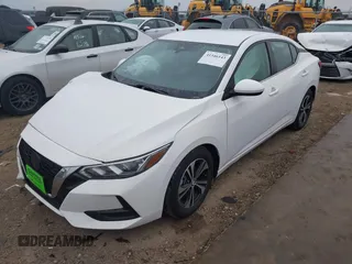 2021 Nissan Sentra SV with VIN 3N1AB8CV1MY308054, listed as a IAAI auction lot 41546143 with 61,555 mi miles. Bid and sale history available at carsss.com. Image 17.