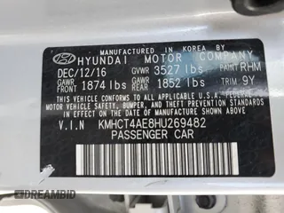 2017 Hyundai Accent SE z VIN KMHCT4AE8HU269482, wystawiony jako Copart lot #55582095 z przebiegiem 23 736 mil mil oraz Szkoda całkowita • Salvage title. Historia ofert i sprzedaży dostępna na DreamBid. Obrazek 12.