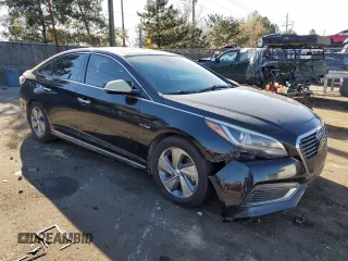 2016 Hyundai Sonata Hybrid Limited with VIN KMHE34L17GA027088, listed as a Copart auction lot 77299983 with 185,569 mi miles. Bid and sale history available at carsss.com. Image 4.
