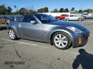 2005 Nissan 350Z Touring with VIN JN1AZ36A55M759497, listed as a Copart auction lot 46308485 with 74,121 mi miles and Salvage title. Bid and sale history available at DreamBid. Image 4.