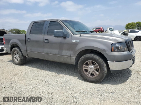 2005 Ford F-150 XLT with VIN 1FTRW12W35KD34998, listed as a Copart auction lot 58623145 with 181,093 mi miles and Clean title. Bid and sale history available at DreamBid. Image 4.