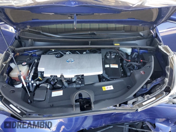 2017 Toyota Prius Two z VIN JTDKBRFU8H3541258, wystawiony jako Copart lot #54109155 z przebiegiem 125 313 mil mil oraz Szkoda całkowita • Salvage title. Historia ofert i sprzedaży dostępna na DreamBid. Obrazek 11.