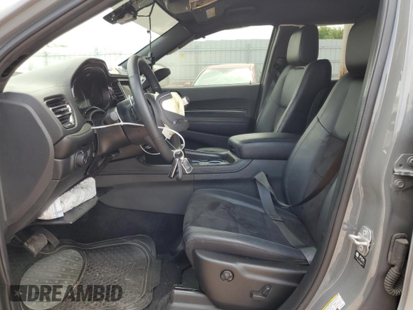 2022 Dodge Durango GT Plus with VIN 1C4RDHDG5NC203554, listed as a Copart auction lot 57697905 with 36,482 mi miles and Salvage title. Bid and sale history available at DreamBid. Image 7.
