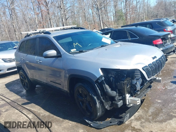 2020 Jeep Cherokee Altitude with VIN 1C4PJMLN6LD541335, listed as a IAAI auction lot 41750648 with 66,880 mi miles. Bid and sale history available at carsss.com. Image 1.
