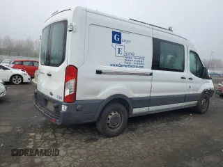 2017 Ford Transit with VIN 1FTYE2CM5HKA89613, listed as a Copart auction lot 50352255 with Not Provided miles and Salvage Title. Bid and sale history available at carsss.com. Image 3.