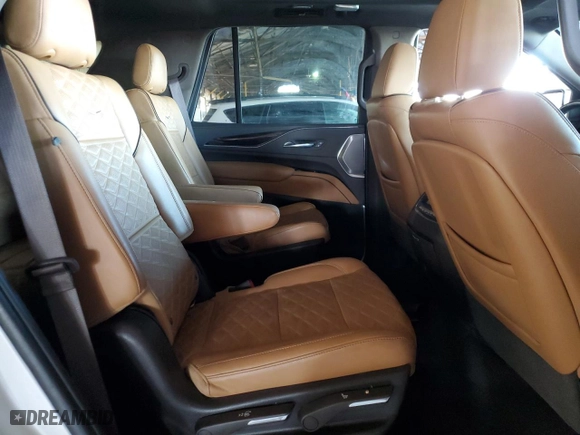 2021 Cadillac Escalade Premium Luxury with VIN 1GYS4CKL6MR271565, listed as a Copart auction lot 80558944 with 25,065 mi miles and Clean Title. Bid and sale history available at carsss.com. Image 11.