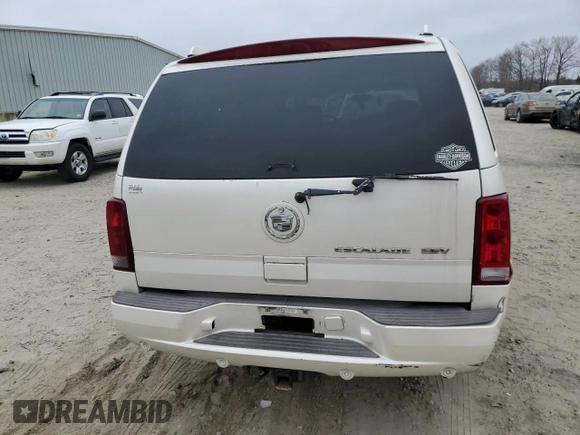 2005 Cadillac Escalade ESV z VIN 3GYFK66N65G216037, wystawiony jako Copart lot #48566035 z przebiegiem 248 970 mil mil oraz Szkody całkowita. Historia ofert i sprzedaży dostępna na DreamBid. Obrazek 6.
