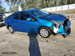 2022 Toyota Prius L Eco with VIN JTDKAMFU8N3157269, listed as a Copart auction lot 83969024 with 40,386 mi miles and Non Repairable. Bid and sale history available at carsss.com. Image 4.