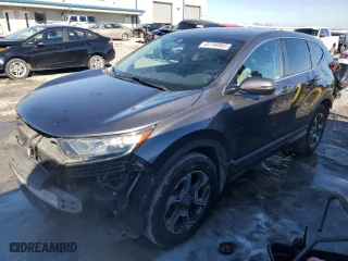 2019 Honda CR-V EX with VIN 7FARW2H52KE006215, listed as a Copart auction lot 87748865 with 124,335 mi miles and Salvage Title. Bid and sale history available at carsss.com. Image 1.