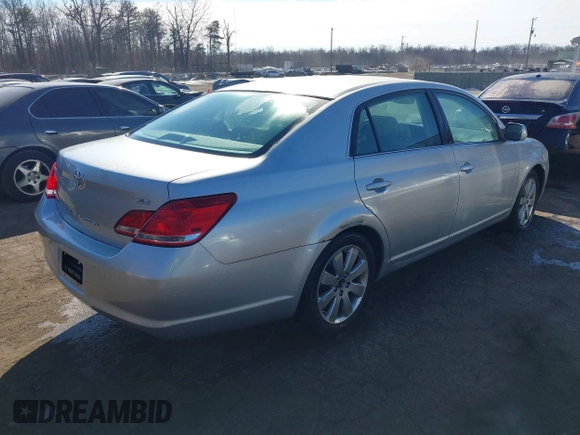 2007 Toyota Avalon XL with VIN 4T1BK36B57U193113, listed as a IAAI auction lot 41428690 with 96,569 mi miles. Bid and sale history available at carsss.com. Image 4.