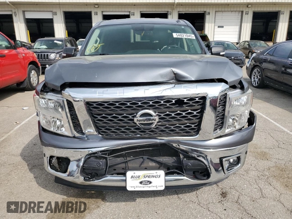 2017 Nissan Titan Platinum Reserve с VIN 1N6AA1E58HN561439, выставлен на аукционе Copart как лот 54821045 с пробегом 106 089 миль миль и Списание • Salvage title. История ставок и продаж доступна на DreamBid. Изображение 5.