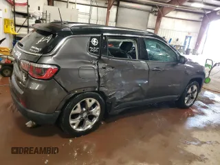 2020 Jeep Compass Limited with VIN 3C4NJDCB5LT116390, listed as a Copart auction lot 58753025 with 77,393 mi miles and Non repairable. Bid and sale history available at DreamBid. Image 3.