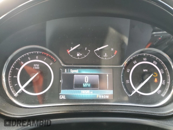 2016 Buick Regal Premium I with VIN 2G4GR5EX2G9168998, listed as a Copart auction lot 44023195 with 140,589 mi miles and Salvage Title. Bid and sale history available at DreamBid. Image 9.