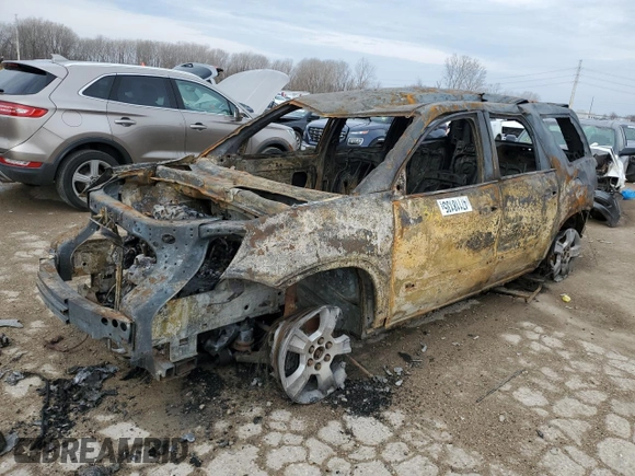 2009 GMC Acadia SLT1 with VIN 1GKER23D19J172068, listed as a Copart auction lot 47118135 with Not Provided miles and Salvage Title. Bid and sale history available at carsss.com. Image 1.