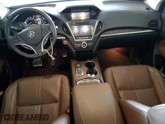 2020 Acura MDX Sport Hybrid w/Advance Pkg with VIN 5J8YD7H75LL001490, listed as a Copart auction lot 48782035 with 43,733 mi miles and Salvage Title. Bid and sale history available at carsss.com. Image 8.