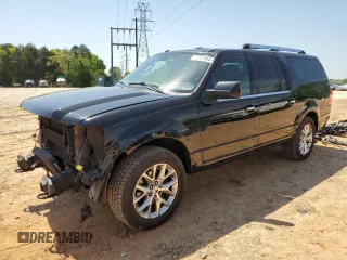 2017 Ford Expedition EL Limited with VIN 1FMJK2AT0HEA07334, listed as a Copart auction lot 52321055 with 226,820 mi miles and Salvage Title. Bid and sale history available at carsss.com. Image 1.