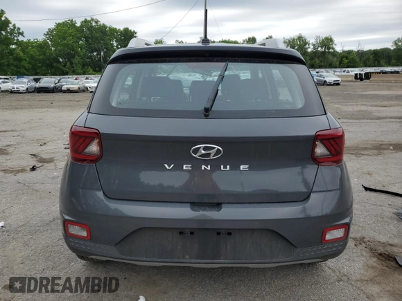 2024 Hyundai Venue Limited with VIN KMHRC8A35RU313083, listed as a Copart auction lot 62710675 with Not provided miles and Salvage title. Bid and sale history available at DreamBid. Image 6.